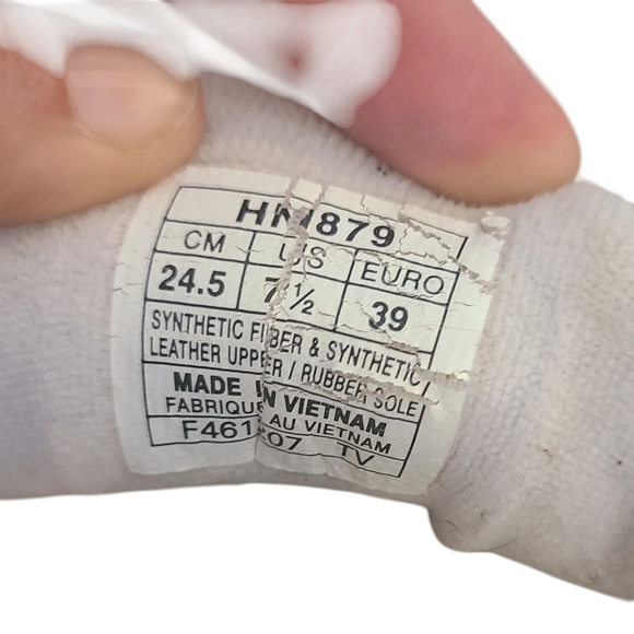 ASICS Women's White and Blue Athletic Shoes Sneakers Size 7.5 - Picture 6 of 6